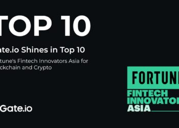 Gate.io Shines in Fortune's Top 10 Fintech Innovators Asia for Blockchain and Crypto