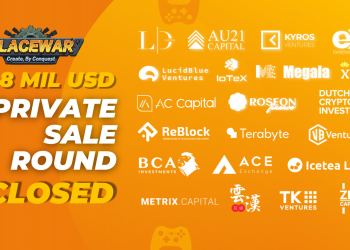 PlaceWar Completes its Oversubscribed Private Round for $1.8 Million From Leading Prominent Venture Capitals and Top Blockchain Investors