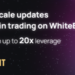 Up to 20x  leverage and trigger orders: WhiteBIT cryptocurrency exchange has updated the terms of margin trading
