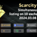 DESOC Platform SCARCITY Simultaneous Listing on 10 Global Exchanges