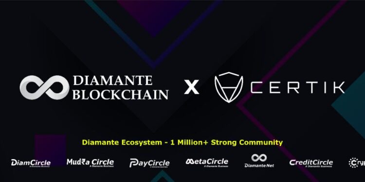 Diamante Blockchain Collaborates with CertiK to Revolutionize the Blockchain Industry Landscape
