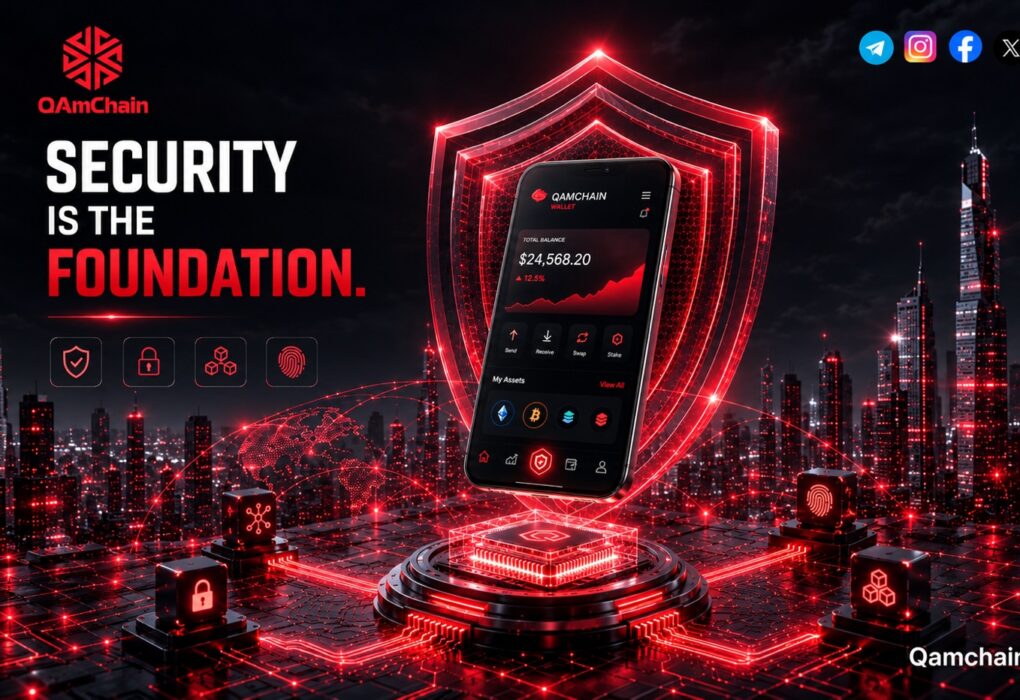 Q-AMCHAIN quantum resistant blockchain wallet with post-quantum security shield